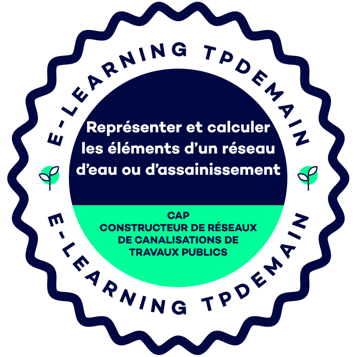 Open badge — Représenter et calculer les éléments d’un réseau d’eau ou d’assainissement